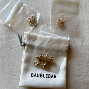 BaubleBar Elegant Gold Clasp Set